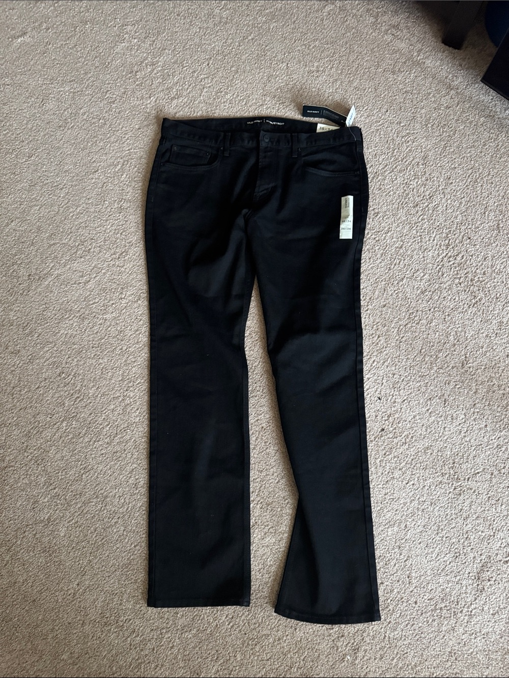 Old Navy Black Men’s Bootcut Jeans - slim
